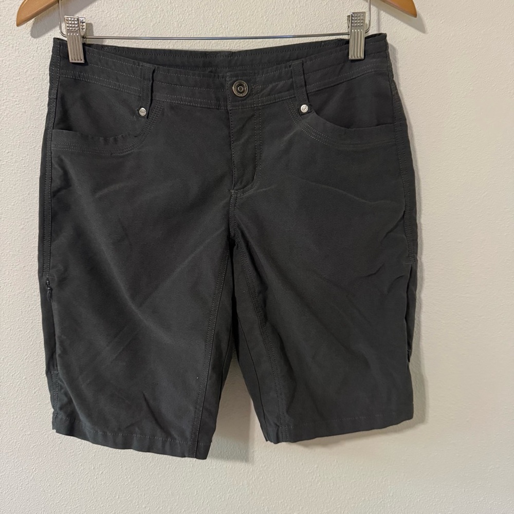 Kuhl 11" Trkr Short Charcoal Gray Outdoor Gorpcore Hiking Longline 2023-6